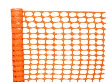 Red de valla de seguridad de plástico naranja