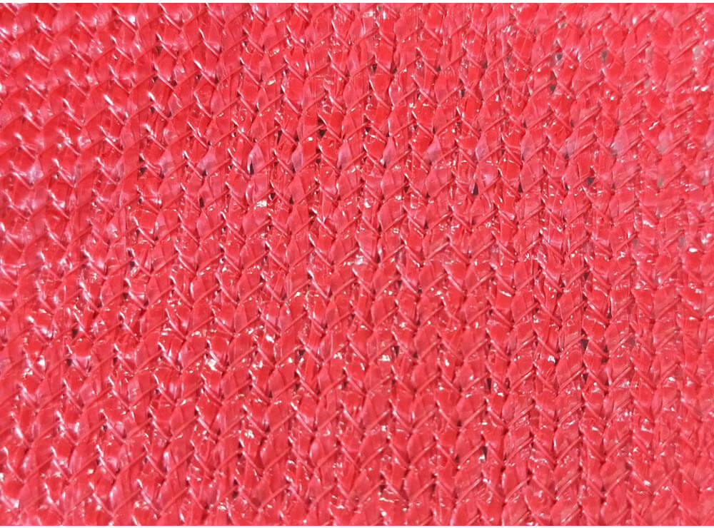 320gsm malla de sombra impermeable rojo